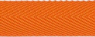 Oranje keperband 25 mm (ca. 45 m)