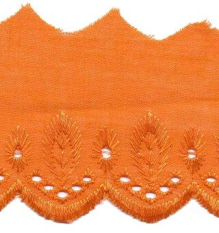 Broderie oranje 50 mm (ca. 13,5 m)