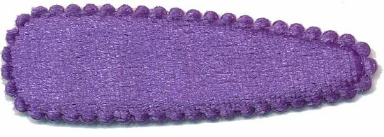 Haarkniphoesje fluweel paars 5 cm (ca. 20 stuks)