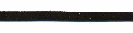 Imitatie suede veter zwart 3 mm (ca. 10 m)