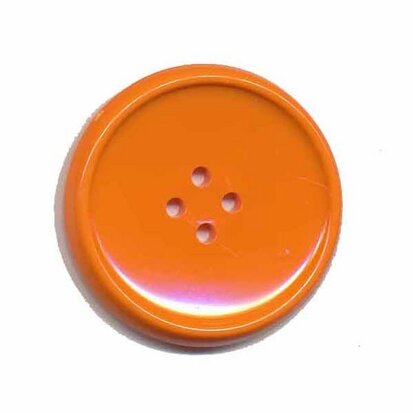 Knoop schotel oranje 35 mm (ca. 25 stuks)