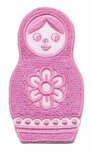 Opstrijkbare applicatie babushka roze (5 stuks) Opstrijkbare applicatie babushka roze (5 stuks)