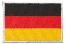 Opstrijkbare applicatie Duitse vlag (5 stuks) Opstrijkbare applicatie Duitse vlag (5 stuks)