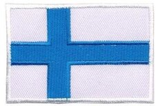 Opstrijkbare applicatie Finse vlag (5 stuks) Opstrijkbare applicatie Finse vlag (5 stuks)