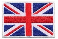 Opstrijkbare applicatie Britse vlag (5 stuks) Opstrijkbare applicatie Britse vlag (5 stuks)
