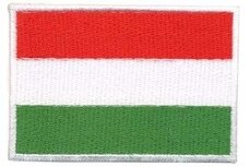 Opstrijkbare applicatie Hongaarse vlag (5 stuks) Opstrijkbare applicatie Hongaarse vlag (5 stuks)