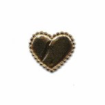 Applicatie glim hart goud 25 x 20 mm(ca. 25 stuks) Applicatie glim hart goud 25 x 20 mm(ca. 25 stuks)