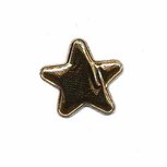 Applicatie glim ster goud 25 mm (ca. 25 stuks) Applicatie glim ster goud 25 mm (ca. 25 stuks)
