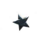 Applicatie glim puntige ster zilver 20 mm (ca. 25 stuks) Applicatie glim puntige ster zilver 20 mm (ca. 25 stuks)