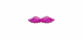 Applicatie glim vleugel roze klein 45 x 15 mm (ca. 25 stuks) Applicatie glim vleugel roze klein 45 x 15 mm (ca. 25 stuks)