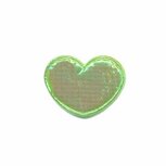 Applicatie glim hart groen klein 25 x 20 mm (ca. 25 stuks) Applicatie glim hart groen klein 25 x 20 mm (ca. 25 stuks)