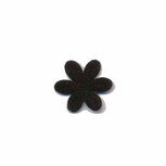 Applicatie bloem zwart mini 15 mm (ca. 25 stuks) Applicatie bloem zwart mini 15 mm (ca. 25 stuks)