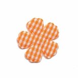 Applicatie ruitjes bloem oranje klein 25 mm (ca. 25 stuks) Applicatie ruitjes bloem oranje klein 25 mm (ca. 25 stuks)
