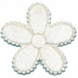 Applicatie bloem creme fluweel groot 45 mm (25 stuks) Applicatie bloem creme fluweel groot 45 mm (25 stuks)