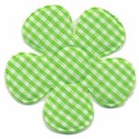 Applicatie ruitjes bloem groen groot 45 mm (ca. 25 stuks) Applicatie ruitjes bloem groen groot 45 mm (ca. 25 stuks)