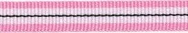 Licht roze-wit-zwart streep grosgrain/ribsband 10 mm (ca. 25 m) Licht roze-wit-zwart streep grosgrain/ribsband 10 mm (ca. 25 m)