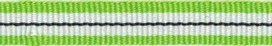 Gifgroen-wit-zwart streep grosgrain/ribsband (ca. 25 m) Gifgroen-wit-zwart streep grosgrain/ribsband (ca. 25 m)