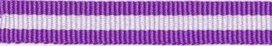 Paars-wit streep grosgrain/ribsband 10 mm (ca. 25 m) Paars-wit streep grosgrain/ribsband 10 mm (ca. 25 m)