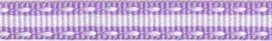 Lila-wit stippel/streep grosgrain/ribsband (ca. 25 m) Lila-wit stippel/streep grosgrain/ribsband (ca. 25 m)