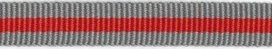 Grijs-rood streep grosgrain/ribsband 10 mm (ca. 25 m) Grijs-rood streep grosgrain/ribsband 10 mm (ca. 25 m)