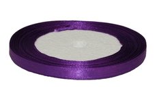 Paars enkelzijdig satijnband 7 mm (ca. 22 m) Paars enkelzijdig satijnband 7 mm (ca. 22 m)
