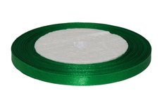 Donker groen enkelzijdig satijnband 7 mm (ca. 22 m) Donker groen enkelzijdig satijnband 7 mm (ca. 22 m)