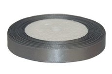 Grijs enkelzijdig satijnband 13 mm (ca. 22 m) Grijs enkelzijdig satijnband 13 mm (ca. 22 m)