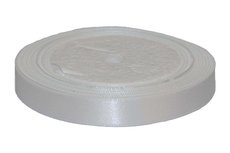 Wit enkelzijdig satijnband 13 mm (ca. 22 m) Wit enkelzijdig satijnband 13 mm (ca. 22 m)
