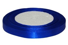 Kobalt blauw enkelzijdig satijnband 10 mm (ca. 22 m) Kobalt blauw enkelzijdig satijnband 10 mm (ca. 22 m)