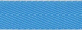 Licht blauw keperband 25 mm (ca. 45 m) Licht blauw keperband 25 mm (ca. 45 m)