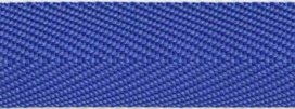 Kobalt blauw keperband 25 mm (ca. 45 m) Kobalt blauw keperband 25 mm (ca. 45 m)
