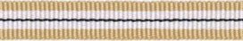 Zand-wit-zwart streep grosgrain/ribsband 10 mm (ca. 25 m) Zand-wit-zwart streep grosgrain/ribsband 10 mm (ca. 25 m)