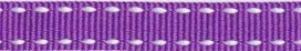 Paars-wit stippel grosgrain/ribsband 10 mm (ca. 25 m) Paars-wit stippel grosgrain/ribsband 10 mm (ca. 25 m)