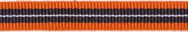 Oranje-donker blauw-wit streep grosgrain/ribsband 10 mm (ca. 25 m) Oranje-donker blauw-wit streep grosgrain/ribsband 10 mm (ca. 25 m)