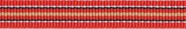Rood-wit-zwart-zand streep grosgrain/ribsband 10 mm (ca. 25 m) Rood-wit-zwart-zand streep grosgrain/ribsband 10 mm (ca. 25 m)