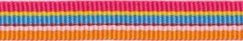 Roze-geel-licht blauw-rood-wit-oranje streep grosgrain/ribsband 10 mm (ca. 25 m) Roze-geel-licht blauw-rood-wit-oranje streep grosgrain/ribsband 10 mm (ca. 25 m)