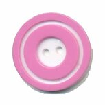 Knoop 'donut' groot roze 25 mm (ca. 25 stuks) Knoop 'donut' groot roze 25 mm (ca. 25 stuks)