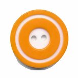 Knoop 'donut' groot oranje 25 mm (ca. 25 stuks) Knoop 'donut' groot oranje 25 mm (ca. 25 stuks)