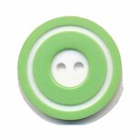 Knoop 'donut' groot groen 25 mm (ca. 25 stuks) Knoop 'donut' groot groen 25 mm (ca. 25 stuks)
