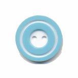 Knoop 'donut' middel licht blauw 20 mm (ca. 25 stuks) Knoop 'donut' middel licht blauw 20 mm (ca. 25 stuks)