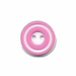 Knoop 'donut' klein roze 15 mm (ca. 50 stuks) Knoop 'donut' klein roze 15 mm (ca. 50 stuks)