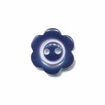 Bloemknoop met rand donker blauw 15 mm (ca. 50 stuks) Bloemknoop met rand donker blauw 15 mm (ca. 50 stuks)