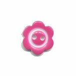 Bloemknoop met rand fuchsia 15 mm (ca. 50 stuks) Bloemknoop met rand fuchsia 15 mm (ca. 50 stuks)