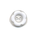 Bloemknoop met opstaande rand wit 15 mm (ca. 50 stuks) Bloemknoop met opstaande rand wit 15 mm (ca. 50 stuks)