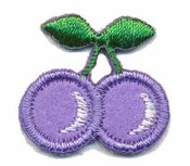 Applicatie kers paars klein (5 stuks) Applicatie kers paars klein (5 stuks)