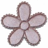 Applicatie bloem grijs fluweel groot 45 mm (ca. 25 stuks) Applicatie bloem grijs fluweel groot 45 mm (ca. 25 stuks)