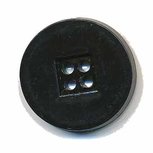 Knoop retro zwart 25 mm (ca. 25 stuks) Knoop retro zwart 25 mm (ca. 25 stuks)