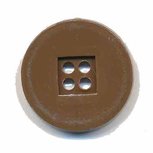 Knoop retro bruin 25 mm (ca. 25 stuks) Knoop retro bruin 25 mm (ca. 25 stuks)