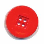 Knoop retro rood 25 mm (ca. 25 stuks) Knoop retro rood 25 mm (ca. 25 stuks)