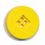 Knoop retro geel 25 mm (ca. 25 stuks) Knoop retro geel 25 mm (ca. 25 stuks)